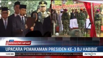Upacara Pemakaman Presiden ke-3 RI BJ Habibie