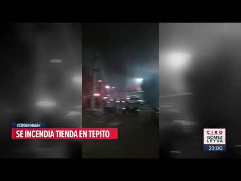 Se incendia tienda de abarrotes en Tepito | Noticias con Ciro Gómez Leyva