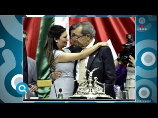 Tierno abrazo de Muñoz Ledo a diputada | Qué Importa