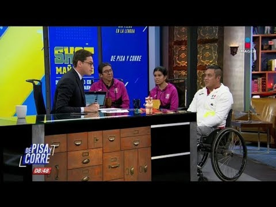 Medallistas parapanamericanos hablan de sus triunfos en De Pisa y Corre