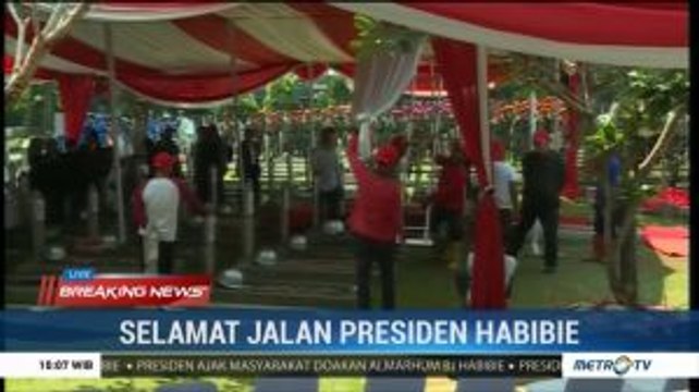 Persiapan TMP Kalibata Jelang Pemakaman BJ Habibie