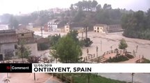 شاهد: فيضانات وعواصف في فالنسيا الإسبانية والسلطات تحذر من حالة الطقس