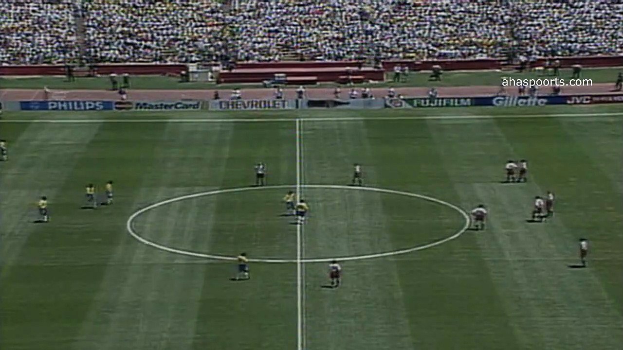 الشوط الاول مباراة البرازيل و امريكا 1-0 ثمن نهائي كاس العالم 1994