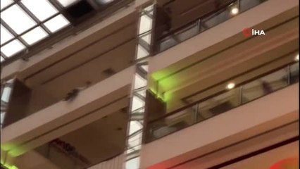 Bakırköy'de AVM'de intihar girişimi, yürekleri ağızlara getirdi
