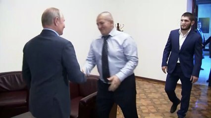 Putin, Habib Nurmagomedov ile görüştü - MOSKOVA