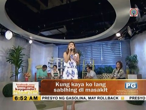 Kyla sings Dito Na Lang on UKG