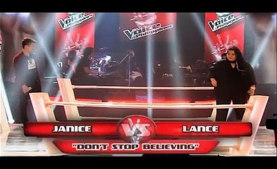 STAGE REHEARSAL JANICE VS LANCE