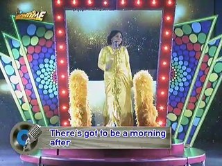 Ma. Belen Barcelo 51 Years old, singing Morning After and You Belong With Me