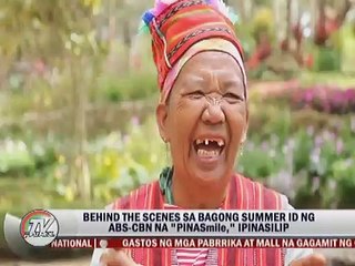 Behind the scenes sa bagong summer ID ng ABS-CBN na ""PINASmile,"" ipinasilip