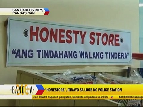 Honestore, itinayo ng mga pulis sa impluwensiya ng Honesto