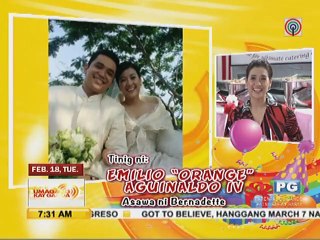 Watch the birthday message of Orange Aguinaldo to the birthday girl Bernadette.