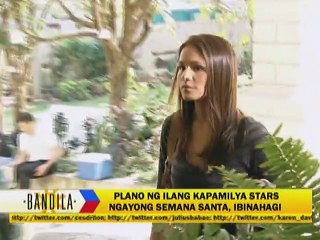 Plano ng ilang Kapamilya stars ngayong Semana Santa ibinahagi