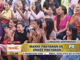 Manny %26 Jinky Pacquiao Kalokalikes sa Umagang Kantawanan