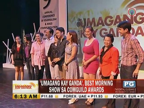 Umagang Kay Ganda, best morning show sa Comguild Awards