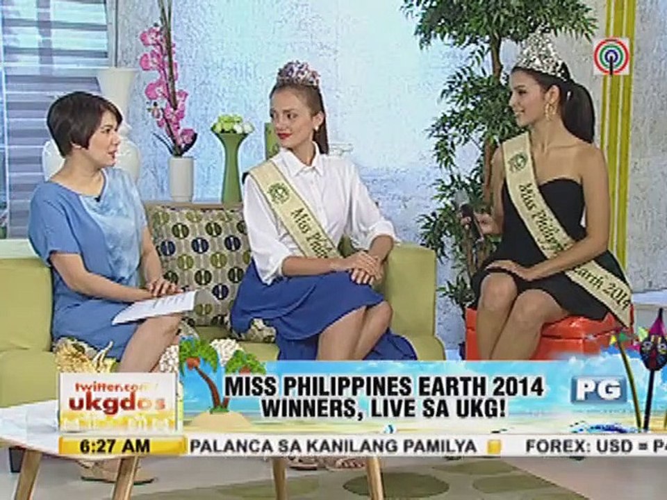 Ms. Earth 2014 winners nag-cat walk sa UKG
