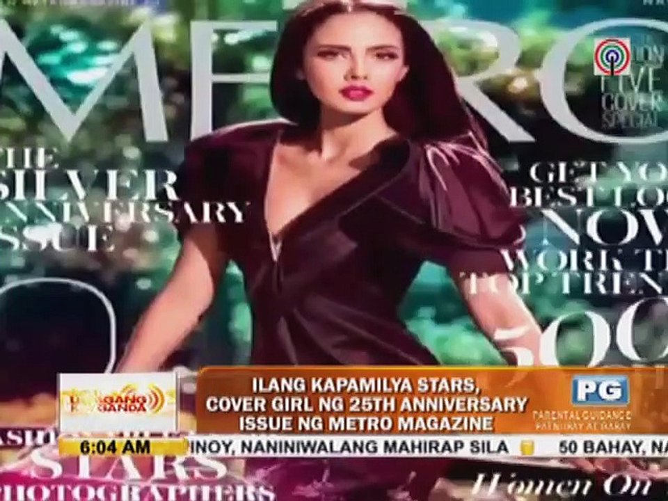 Toni, Liza, Marian, Megan, Kim cover girls ng Metro Magazine Silver Anniversary issues