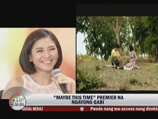 Sarah, inaming nahahawig sa tunay na buhay ang role nya sa ""Maybe This Time""