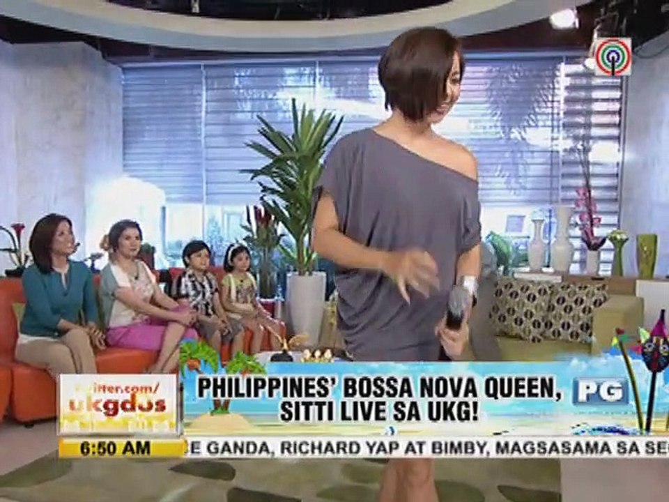 Umagang kantahan with Sitti sa UKG