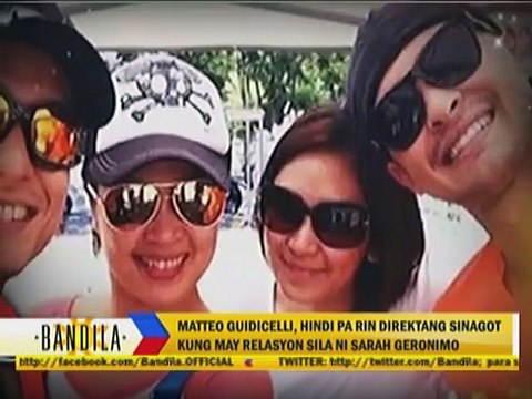 Matteo: Alam ni Mommy Divine an lumalabas kami ni Sarah