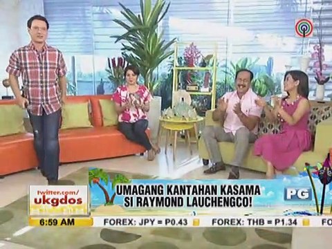 Raymond Lauchengco sings Nothings Gonna Change My Love for You