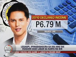 Legaspi ipinababasura ang tax evasion case laban sa kanya ng BIR