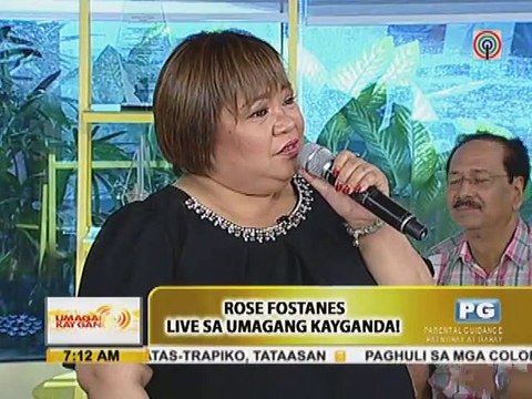 Rose Fostanes sings 'This is My Life' on UKG