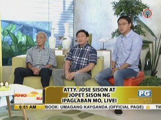 Atty. Jose Sison at Jopet Sison on The Legal Wife