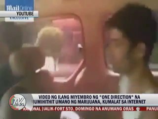 Video ng ilang miyembro ng ""One Direction"" na humihithit ng marijuana, kumalat sa internert