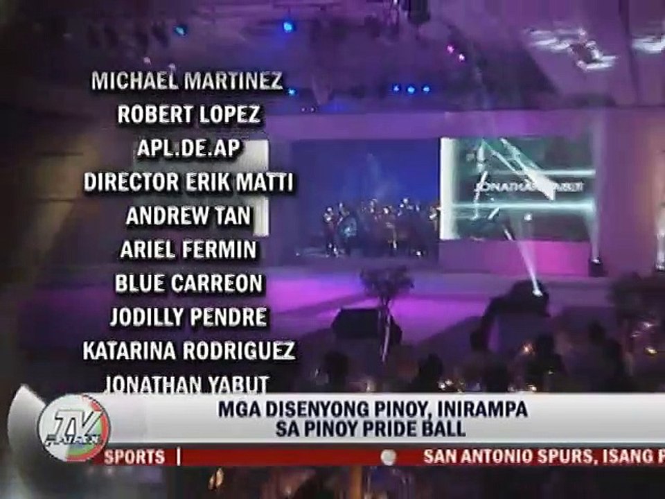 16 World Class Pinoy, ginawaran sa Pinoy Pride Ball