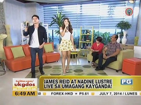 James Reid %26 Nadine Lustre nagpakilig sa UKG