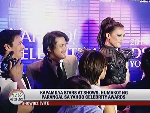 Kapamilya Stars at Shows, humakot ng parangal sa Yahoo Celebrity Awards