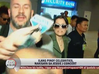 Ilang Pinoy Celebrities nakisaya sa Jessie J Concert