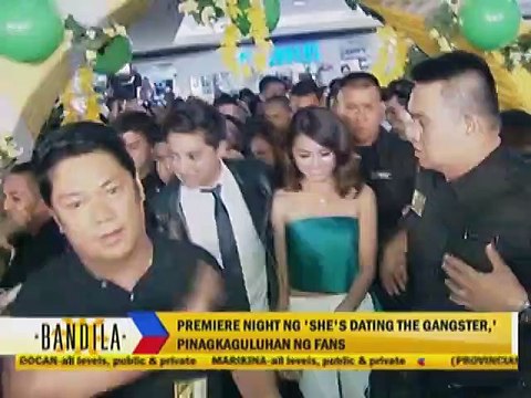 Premiere ng 'She's Dating The Gangster,' pinagkaguluhan ng mga fans