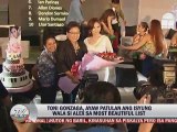 Toni Gonzaga, Ayaw Patulan ang Isyung wala si Alex sa Most Beautiful List