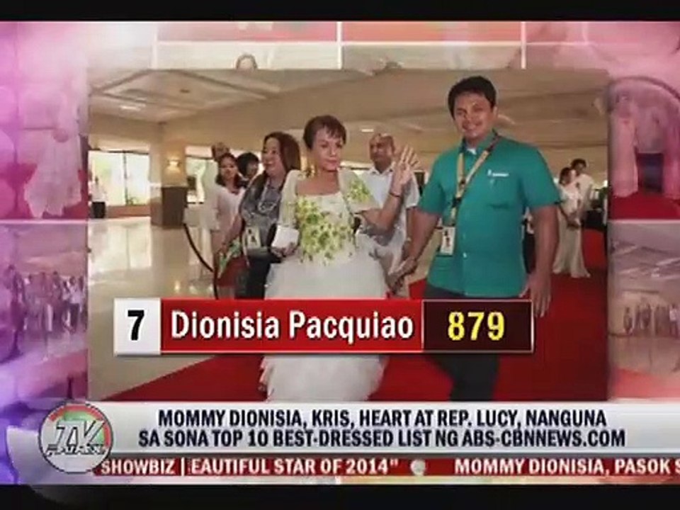 Mommy Dionisia, Kris, Heart at Rep. Lucy, Nanguna sa SONA Top 10 Bes-Dressed List ng ABS-CBNNEWS.com