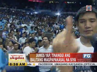 James Yap, tinanggi ang balitang magpapakasal na siya