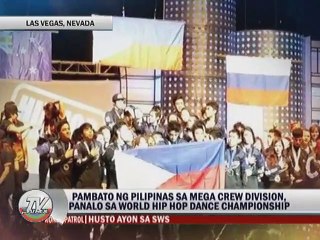 Pambato ng Pilipinas sa Mega Crew Division,panalo sa World Hip Hop Dance Championship