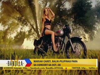 Mariah Carey, balik-Pilipinas para sa concert sa October 28