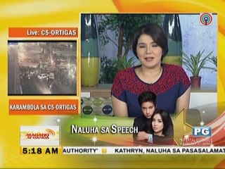 Kathryn, naluha sa pasasalamat sa kanya ni Daniel