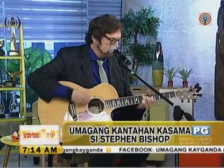 下载视频: Umagang kantahan with Stephen Bishop