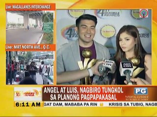 Angel at Luis, nagbiro tungkol sa planong pagpapakasal
