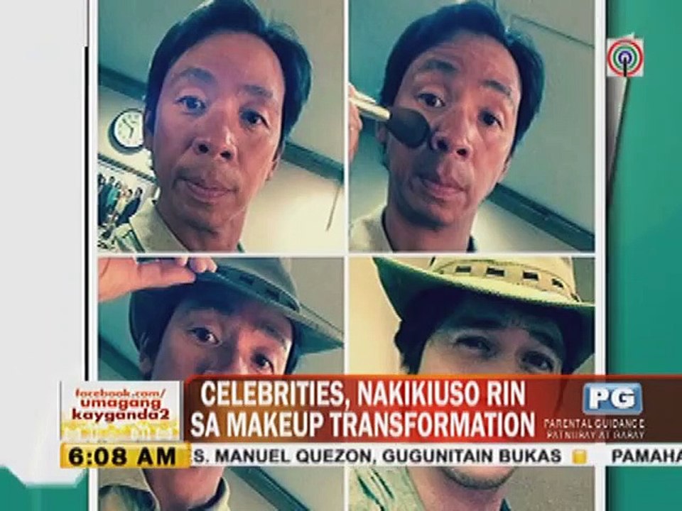 Celebrities, nakiuso din sa Makeup Transformation