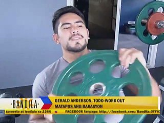 Gerald Anderson, todo-work out matapos ang bakasyon