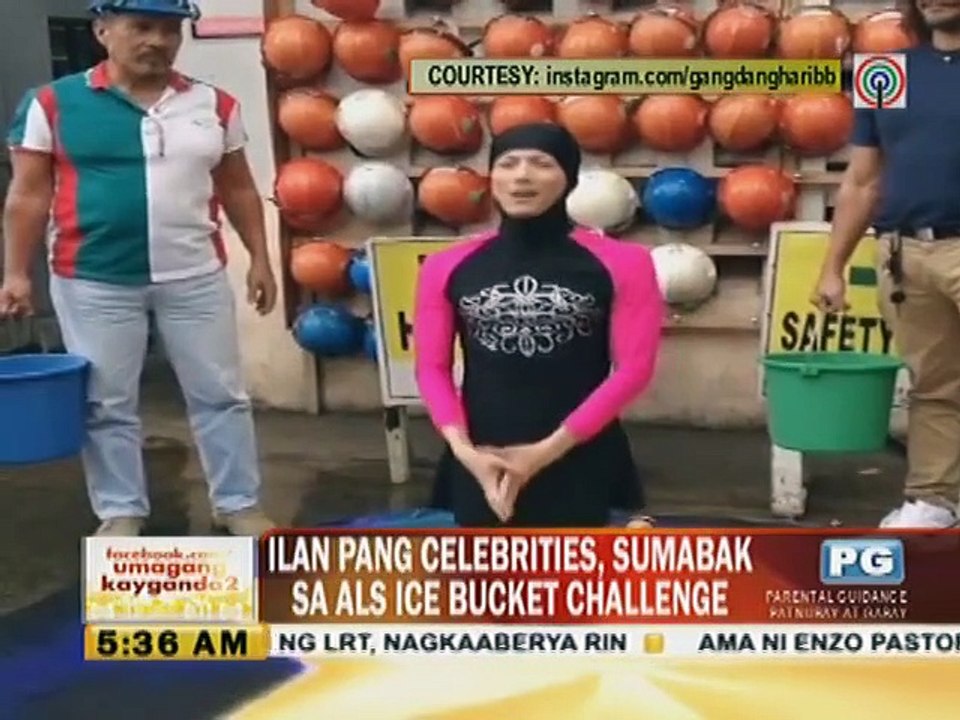 Ilan pang celebrities, sumabak sa ALS Ice Bucket Challenge