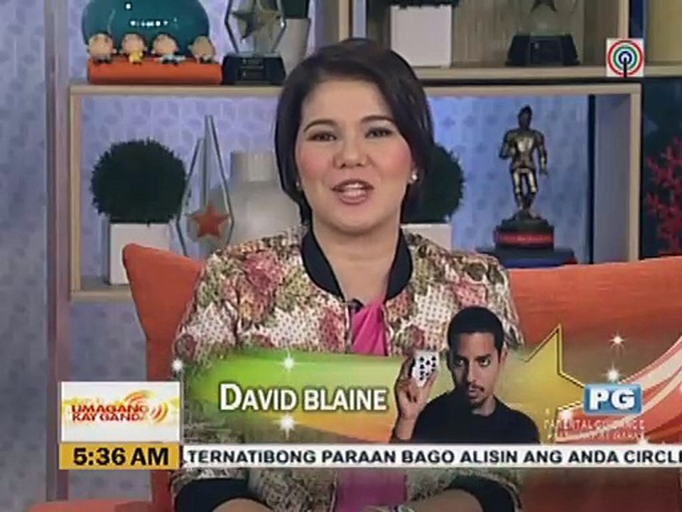 Street Magician na si David Blaine, dumating na sa Pilipinas