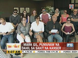Mark Gil, pumanaw dahil sa kanser sa atay