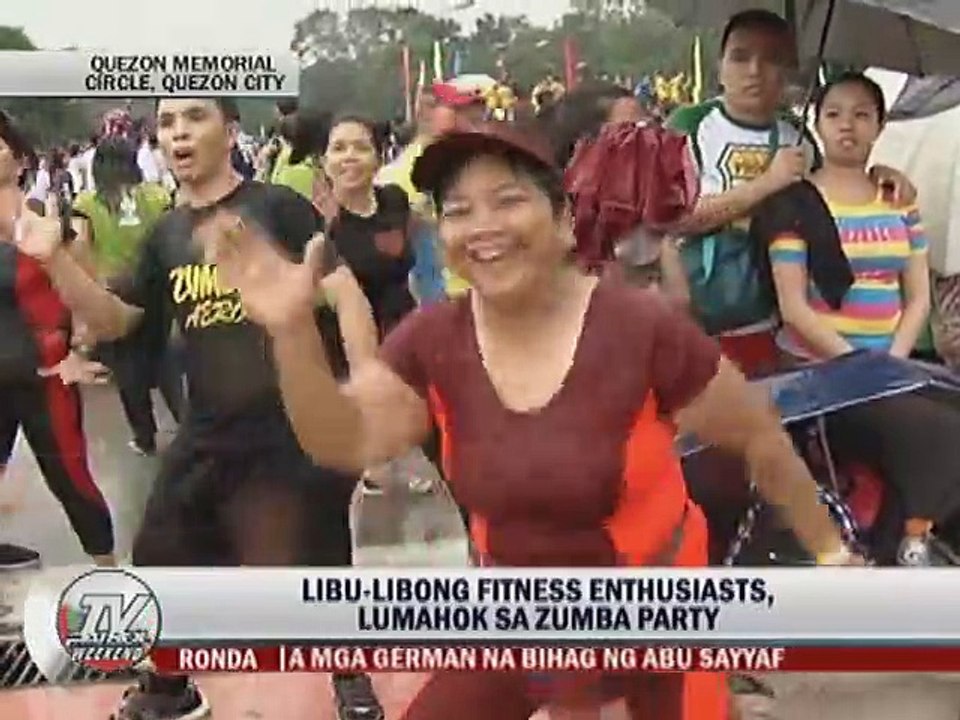 Worls Record attempt sa Zumba Party ipinagpaliban dahil sa ulan