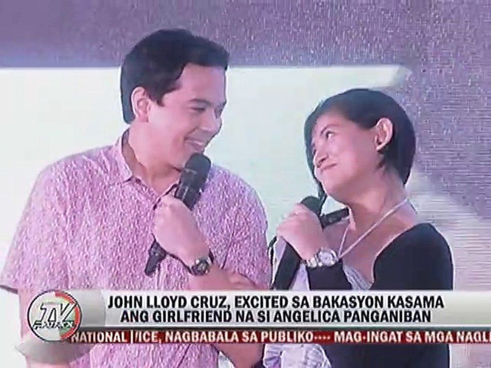 John Lloyd Cruz, excited sa bakasyon kasama ang girlfriend na si Angelica Panganiban