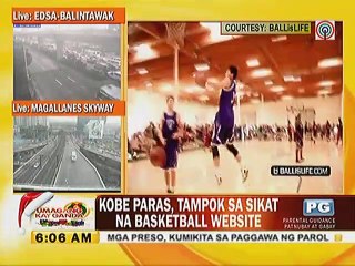 Kobe Paras, tampok sa sikatna basketball website