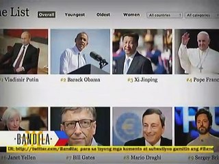 Forbes: Pope Francis kabilang sa Top 5 ng World's Most Powerful People
